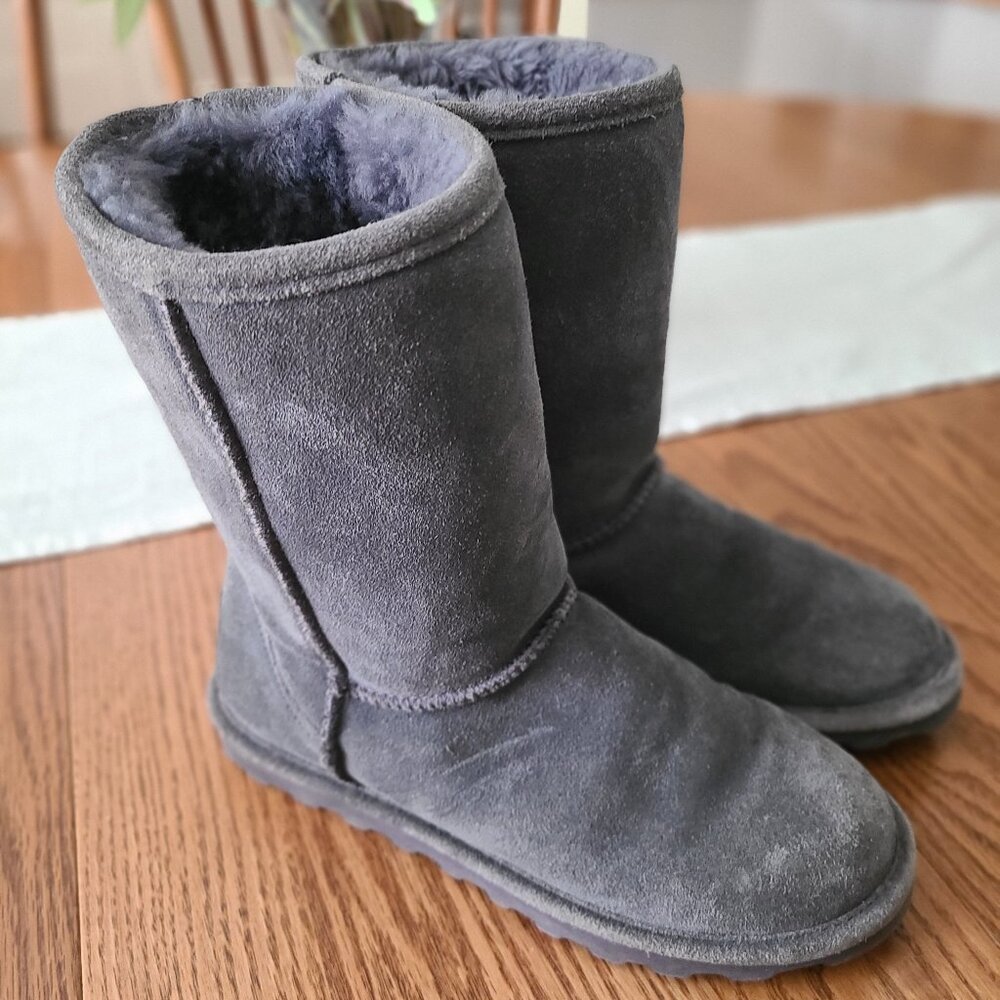 Bearpaw boots -- grey -- size 8